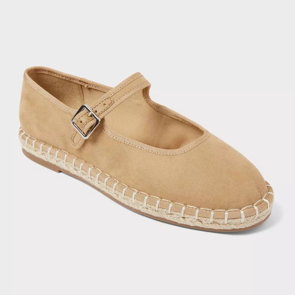 Women's Universal Thread Joa Flats Tan Size 6 New With Tags